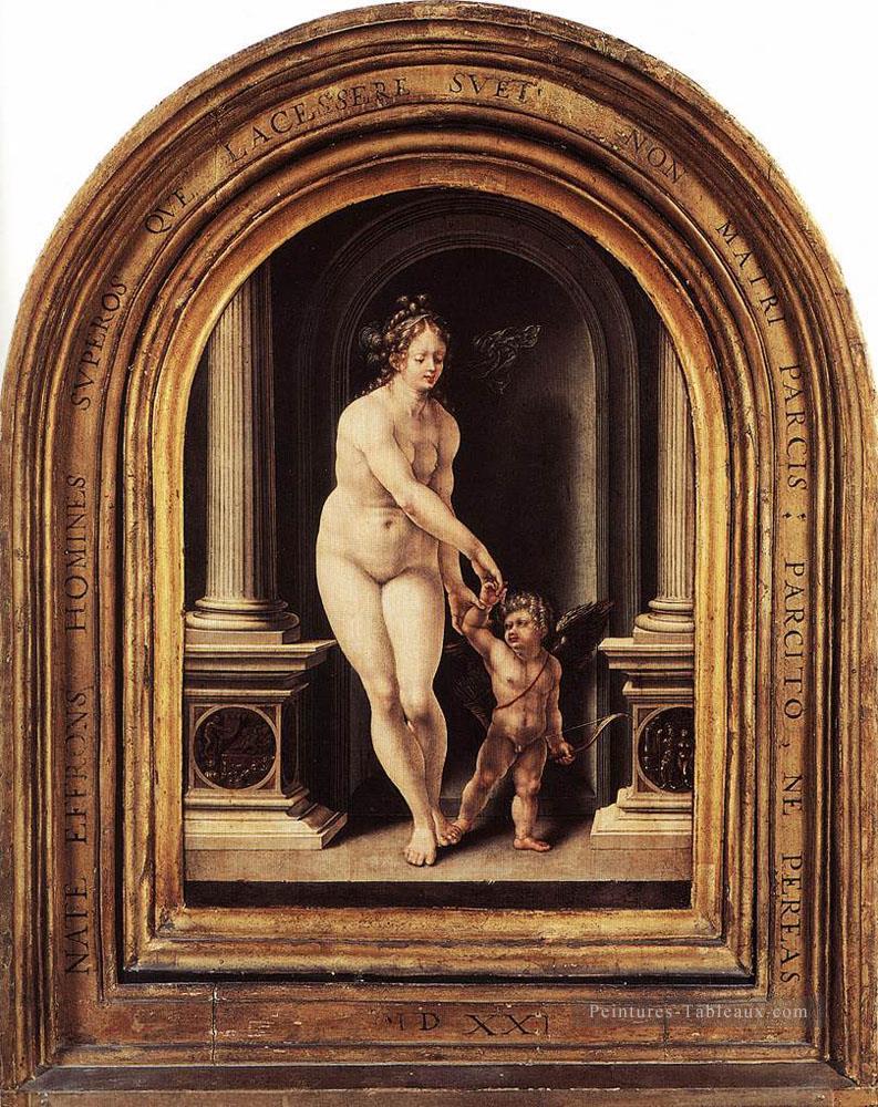 Vénus et Cupidon Jan Mabuse Peintures à l'huile